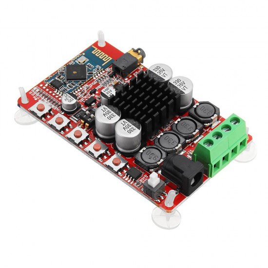 3Pcs 50W+50W TDA7492 CSR8635 Wireless bluetooth 4.0 Audio Receiver Amplifier Board NE5532 Preamp