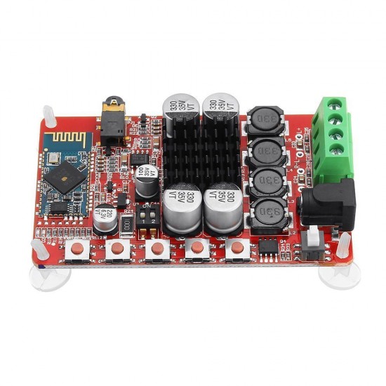 3Pcs 50W+50W TDA7492 CSR8635 Wireless bluetooth 4.0 Audio Receiver Amplifier Board NE5532 Preamp