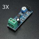 3Pcs LM386 Audio Amplifier Module 200 Times Input 10K Adjustable Resistance 3Pcs LM386 Audio Amplifier Module 200 Times Input 10K Adjustable Resistance