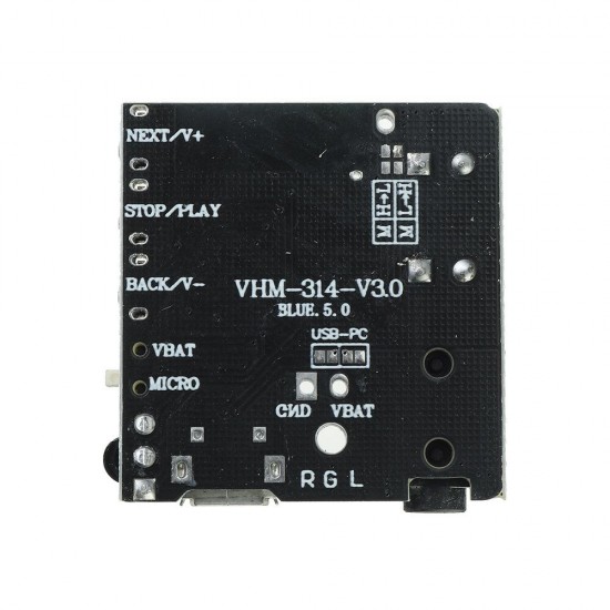 3Pcs VHM-314 V3.0 Bluetooth Audio Receiver Board bluetooth 5.0 MP3 lossless Decoder Board with EQ Mode and IR Control
