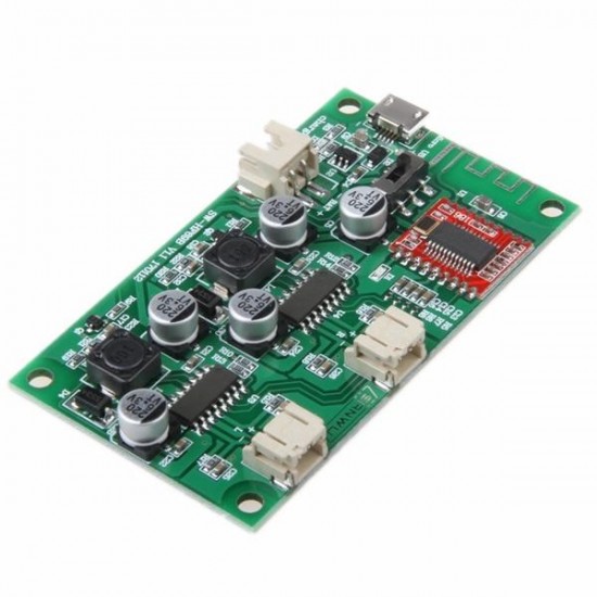 3pcs HF69B 6W+6W Dual Channel Stereo bluetooth Speaker Amplifier Board Power By DC 5V Or 3.7V Lithium Battery With Power Charging Management