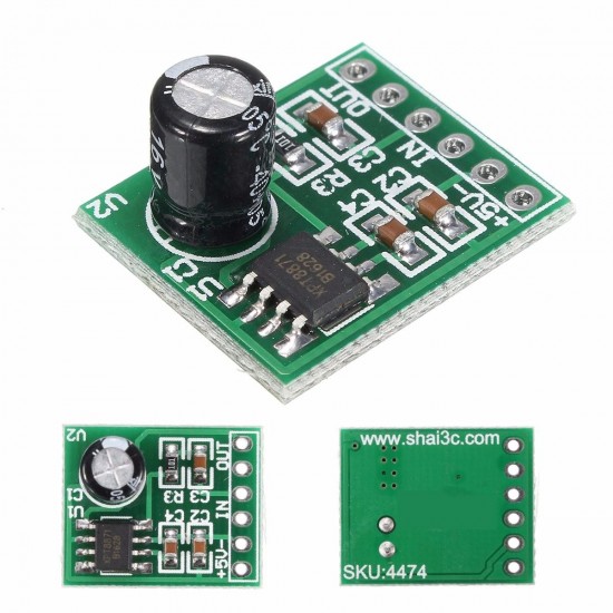 3pcs XPT8871 5V 5W 1A Single Channel Mono Digital Audio Amplifier Board 3pcs XPT8871 5V 5W 1A Single Channel Mono Digital Audio Amplifier Board