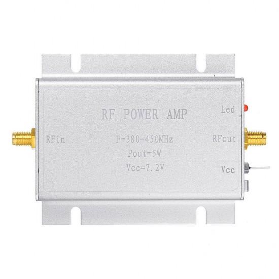 433MHz RF Power Amplifier 433MHZ 5W 7.2V For 380 - 450MHz Wireless Remote Control Transmitters 433MHz RF Power Amplifier 433MHZ 5W 7.2V For 380 - 450MHz Wireless Remote Control Transmitters