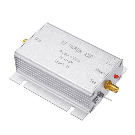 433MHz RF Power Amplifier 433MHZ 5W 7.2V For 380 - 450MHz Wireless Remote Control Transmitters 433MHz RF Power Amplifier 433MHZ 5W 7.2V For 380 - 450MHz Wireless Remote Control Transmitters