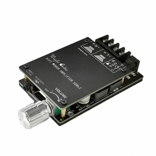 502C HIFI 2x50W TPA3116 AUX+ bluetooth 5.0 HIFI High Power Digital Amplifier Stereo Board AMP Amplificador Home Theater 502C HIFI 2x50W TPA3116 AUX+ bluetooth 5.0 HIFI High Power Digital Amplifier Stereo Board AMP Amplificador Home Theater