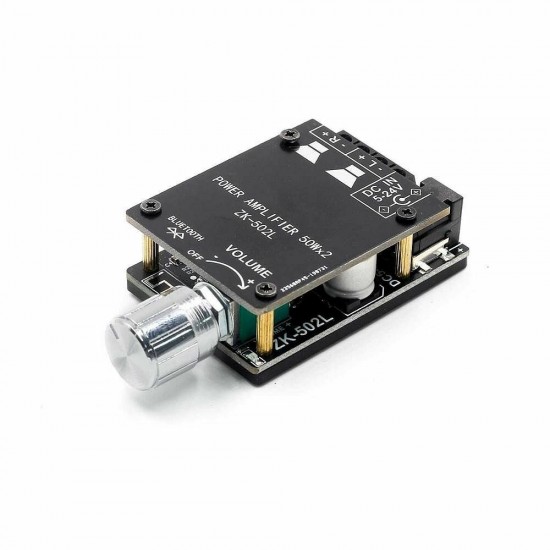502L MINI 2x50W TPA3116 bluetooth 5.0 Digital Power Amplifier Board with Switch and Adjustable Volume 502L MINI 2x50W TPA3116 bluetooth 5.0 Digital Power Amplifier Board with Switch and Adjustable Volume