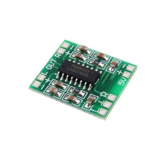 50Pcs PAM8403 Miniature Digital USB Power Amplifier Board 2.5V - 5V 50Pcs PAM8403 Miniature Digital USB Power Amplifier Board 2.5V - 5V