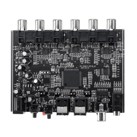 5.1 Channel DTS Dolby AC-3 PCM Digital Optical/Coaxial to Analog Audio Decoder Module DC5V 5.1 Channel DTS Dolby AC-3 PCM Digital Optical/Coaxial to Analog Audio Decoder Module DC5V