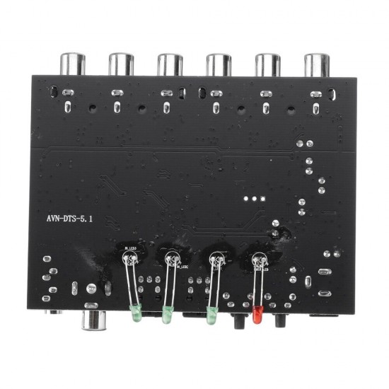 5.1 Channel DTS Dolby AC-3 PCM Digital Optical/Coaxial to Analog Audio Decoder Module DC5V 5.1 Channel DTS Dolby AC-3 PCM Digital Optical/Coaxial to Analog Audio Decoder Module DC5V