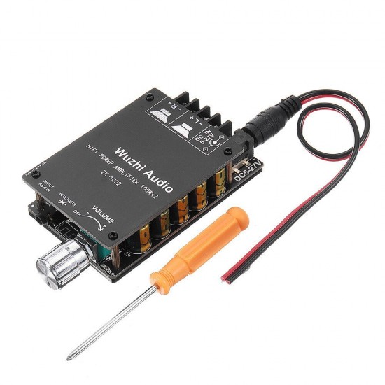 5Pcs 1002 HIFI 2x100W TPA3116 AUX+ bluetooth 5.0 HIFI High Power Digital Amplifier Stereo Board AMP Amplificador Home Theater 5Pcs 1002 HIFI 2x100W TPA3116 AUX+ bluetooth 5.0 HIFI High Power Digital Amplifier Stereo Board AMP Amplificador Home Theater