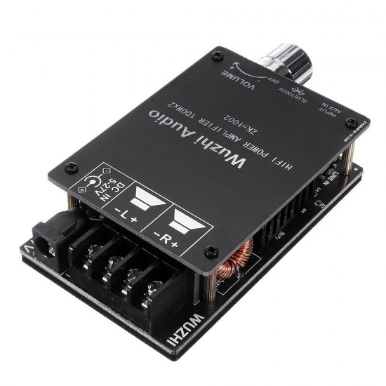 5Pcs 1002 HIFI 2x100W TPA3116 AUX+ bluetooth 5.0 HIFI High Power Digital Amplifier Stereo Board AMP Amplificador Home Theater 5Pcs 1002 HIFI 2x100W TPA3116 AUX+ bluetooth 5.0 HIFI High Power Digital Amplifier Stereo Board AMP Amplificador Home Theater