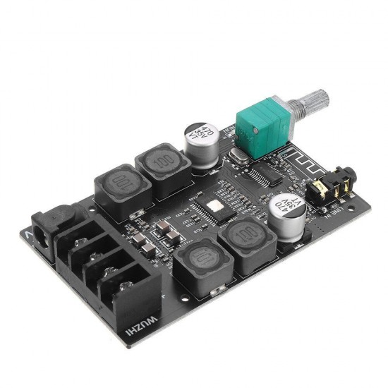 5pcs 2x50W TPA3116 AUX+Bluetooth 5.0 HIFI High Power Digital Amplifier Stereo Board AMP Amplificador Home Theater with Shell 5pcs 2x50W TPA3116 AUX+Bluetooth 5.0 HIFI High Power Digital Amplifier Stereo Board AMP Amplificador Home Theater with Shell