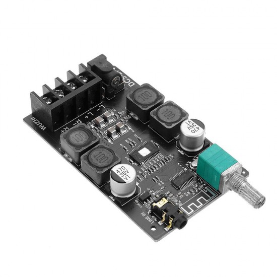5pcs 2x50W TPA3116 AUX+Bluetooth 5.0 HIFI High Power Digital Amplifier Stereo Board AMP Amplificador Home Theater with Shell 5pcs 2x50W TPA3116 AUX+Bluetooth 5.0 HIFI High Power Digital Amplifier Stereo Board AMP Amplificador Home Theater with Shell