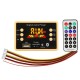 5pcs 5V Bluetooth 5.0 Car MP3 Audio Decoder Board Lossless Format Folder Playback FM USB TF Card with Colorful Screen Remote Controller 5pcs 5V Bluetooth 5.0 Car MP3 Audio Decoder Board Lossless Format Folder Playback FM USB TF Card with Colorful Screen Remote Controller