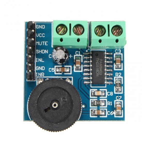 5pcs 5V PAM8403 3W*2 Dual Channel Audio Amplifier Module Class D Power Volume Adjustable 5pcs 5V PAM8403 3W*2 Dual Channel Audio Amplifier Module Class D Power Volume Adjustable