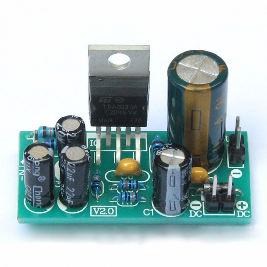 5pcs DIY TDA2030A Audio Amplifier Board Kit Mono Power 18W DC 9V-24V