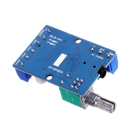 5pcs DY-AP3015 DC 8-24V 30W x 2 Class D Dual Channel High Power Stereo Digital Amplifier Board with Adjustable Volume Potentiometer 5pcs DY-AP3015 DC 8-24V 30W x 2 Class D Dual Channel High Power Stereo Digital Amplifier Board with Adjustable Volume Potentiometer