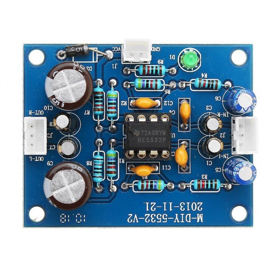 5pcs NE5532 DC 12-35V Amplifier Board OP-AMP HIFI Preamplifier Signal bluetooth Amplifier Board 5pcs NE5532 DC 12-35V Amplifier Board OP-AMP HIFI Preamplifier Signal bluetooth Amplifier Board