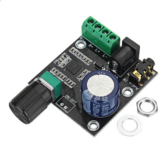 5pcs PAM8610 Dual Channel DC 12V HD Pure Digital Audio Stereo Amplifier Board Class D 15W x 2 High Power Amplifier Module