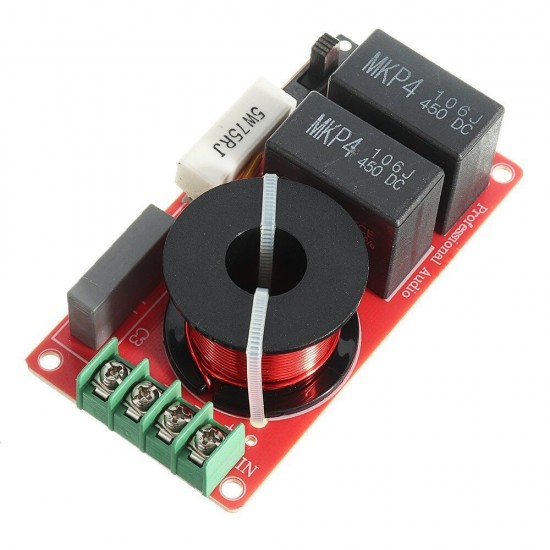 5pcs WEAH-122 Speaker Professional Frequency Divider Car Horn Sound Power Crossover 5pcs WEAH-122 Speaker Professional Frequency Divider Car Horn Sound Power Crossover