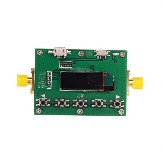 6G Digital Programmable Attenuator 30DB Step 0.25DB OLED Display CNC Shell RF Module
