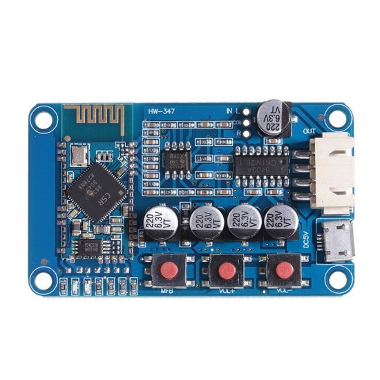 A239 bluetooth Receiver Stereo Audio Receiving Module USB Power Digital Amplifier Board For Small Speaker