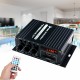 AK370 400W DC 12V / AC 220V Remote Control bluetooth HiFi Home car Stereo Amplifier Music Receiver FM Radio 20Hz-20KHz AK370 400W DC 12V / AC 220V Remote Control bluetooth HiFi Home car Stereo Amplifier Music Receiver FM Radio 20Hz-20KHz