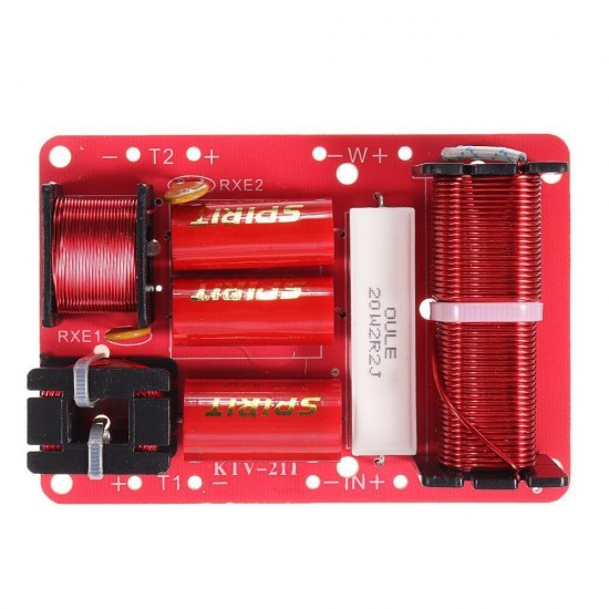 KTV-211 2-way Subwoofer Tweeter Speaker Divider 250W 4-8Ω Crossover Frequency Divider for 10-18inch KTV Speaker KTV-211 2-way Subwoofer Tweeter Speaker Divider 250W 4-8Ω Crossover Frequency Divider for 10-18inch KTV Speaker