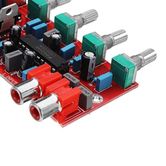 LM1036 Luxurious HIFI Amplifier Preamplifier Volume Control Tone Board DC 15V AC 12V Or 15V 1000UF LM1036 Luxurious HIFI Amplifier Preamplifier Volume Control Tone Board DC 15V AC 12V Or 15V 1000UF