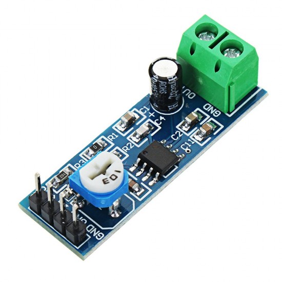 LM386 Audio Amplifier Module 200 Times Input 10K Adjustable Resistance