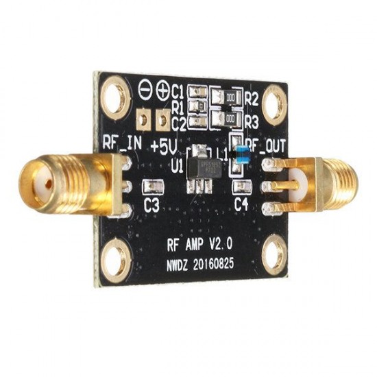 Low Noise LNA 0.05-4G NF=0.6dB RF Amplifier Signal Receiver FM HF VHF / UHF Ham Radio Low Noise LNA 0.05-4G NF=0.6dB RF Amplifier Signal Receiver FM HF VHF / UHF Ham Radio