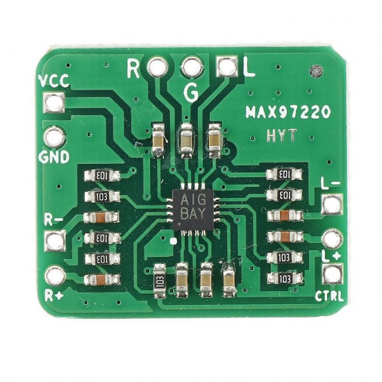 MAX97220 Differential to Balanced Power Amplifier Board Single-Channel Output AMP HIFI DC 2.5-5.5V MAX97220 Differential to Balanced Power Amplifier Board Single-Channel Output AMP HIFI DC 2.5-5.5V