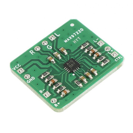 MAX97220 Differential to Balanced Power Amplifier Board Single-Channel Output AMP HIFI DC 2.5-5.5V MAX97220 Differential to Balanced Power Amplifier Board Single-Channel Output AMP HIFI DC 2.5-5.5V
