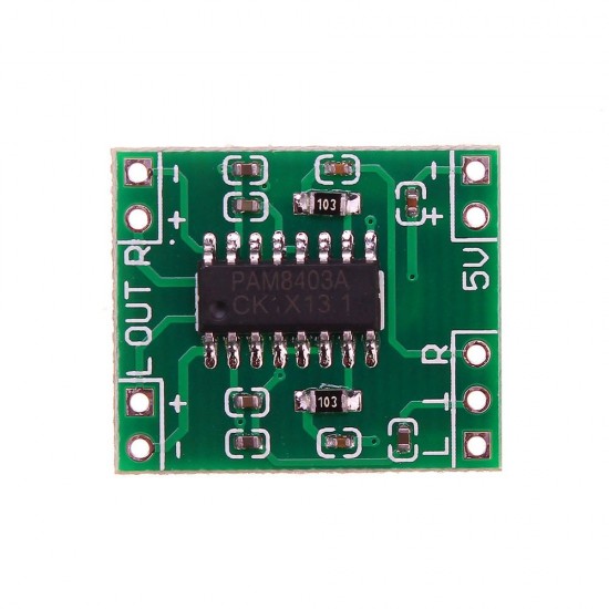 Mini Digital Power Amplifier Board 2x3W Class D Audio Module USB DC 5V PAM8403