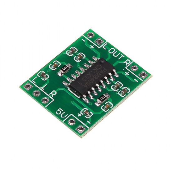 Mini Digital Power Amplifier Board 2x3W Class D Audio Module USB DC 5V PAM8403