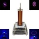 Music Tesla Coil Acrylic Shell Arc Plasma Speaker Wireless Transmission Experimental Desktop Toy Model Gold+White Music Tesla Coil Acrylic Shell Arc Plasma Speaker Wireless Transmission Experimental Desktop Toy Model Gold+White