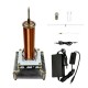 Music Tesla Coil Acrylic Shell Arc Plasma Speaker Wireless Transmission Experimental Desktop Toy Model Gold+White Music Tesla Coil Acrylic Shell Arc Plasma Speaker Wireless Transmission Experimental Desktop Toy Model Gold+White