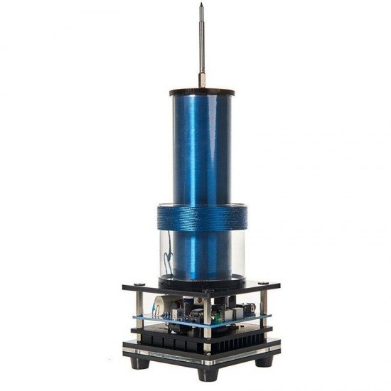 Music Tesla Coil Acrylic Shell Arc Plasma Speaker Wireless Transmission Experimental Desktop Toy Model Music Tesla Coil Acrylic Shell Arc Plasma Speaker Wireless Transmission Experimental Desktop Toy Model