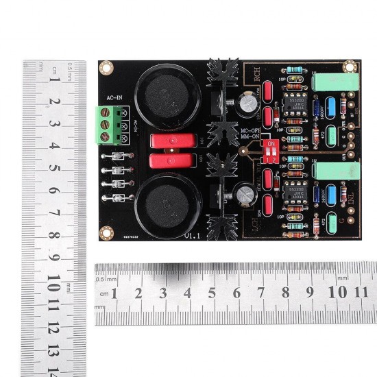 NE5532 Vinyl player MM MC Amplifier Dual Circuit Finished Board