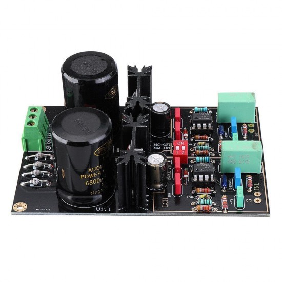 NE5532 Vinyl player MM MC Amplifier Dual Circuit Finished Board NE5532 Vinyl player MM MC Amplifier Dual Circuit Finished Board