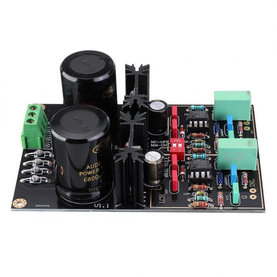 NE5532 Vinyl player MM MC Amplifier Dual Circuit Finished Board