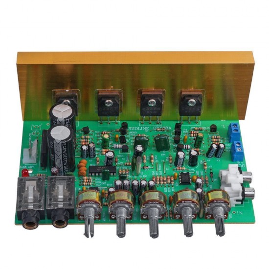 OK Amplifier 2.0 Channel 100W+100W with Reverberation High Power Amplifier Board OK Amplifier 2.0 Channel 100W+100W with Reverberation High Power Amplifier Board