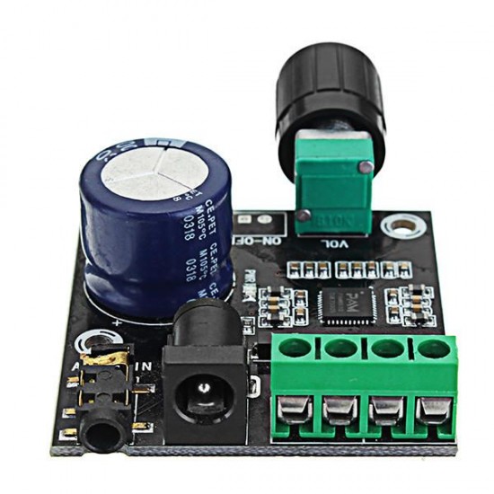 PAM8610 Dual Channel DC 12V 15W x 2 Class D HD Digital Audio Stereo High Power Amplifier Board