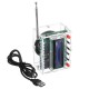 Radio FM Digital Sound Machine Level Indicator with Case 87-108MHz USB 5V LCD1602 LCD Screen 51 Single Chip Radio FM Digital Sound Machine Level Indicator with Case 87-108MHz USB 5V LCD1602 LCD Screen 51 Single Chip
