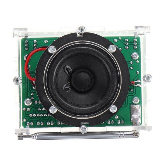 Radio FM Digital Sound Machine Level Indicator with Case 87-108MHz USB 5V LCD1602 LCD Screen 51 Single Chip Radio FM Digital Sound Machine Level Indicator with Case 87-108MHz USB 5V LCD1602 LCD Screen 51 Single Chip