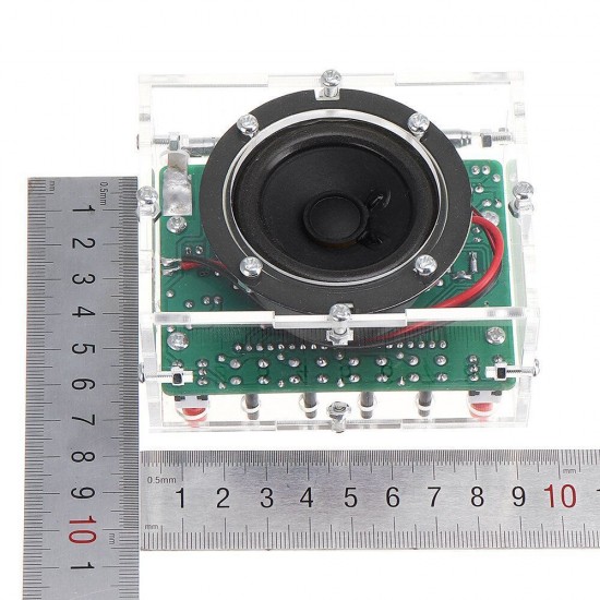 Radio FM Digital Sound Machine Level Indicator with Case 87-108MHz USB 5V LCD1602 LCD Screen 51 Single Chip Radio FM Digital Sound Machine Level Indicator with Case 87-108MHz USB 5V LCD1602 LCD Screen 51 Single Chip