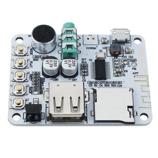 Wireless bluetooth Audio Receiver Digital Amplifier Board With Remote Control And Microphone Wireless bluetooth Audio Receiver Digital Amplifier Board With Remote Control And Microphone