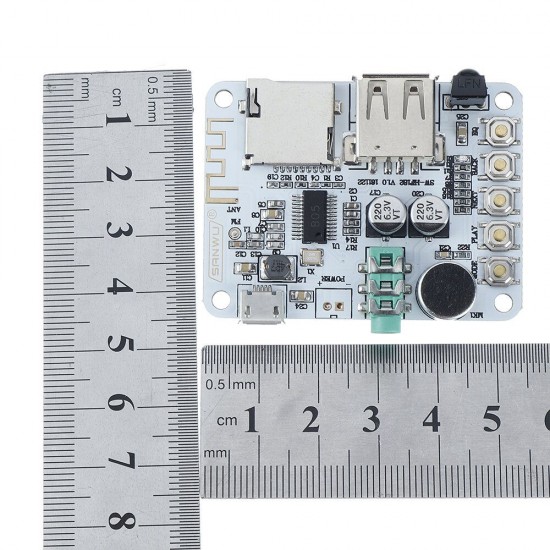 Wireless bluetooth Audio Receiver Digital Amplifier Board With Remote Control And Microphone