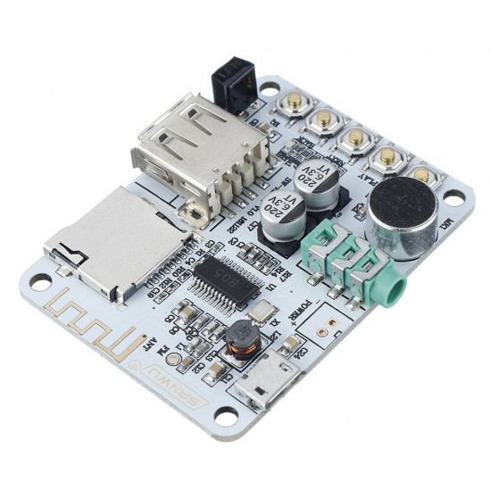 Wireless bluetooth Audio Receiver Digital Amplifier Board With Remote Control And Microphone Wireless bluetooth Audio Receiver Digital Amplifier Board With Remote Control And Microphone