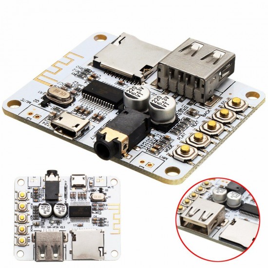 bluetooth Audio Receiver Digital Amplifier Board With USB Port TF Card Slot Decoding Play bluetooth Audio Receiver Digital Amplifier Board With USB Port TF Card Slot Decoding Play
